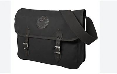 Duluth Canvas Messenger Book Bag - Fits 15  Laptop - Black • $80