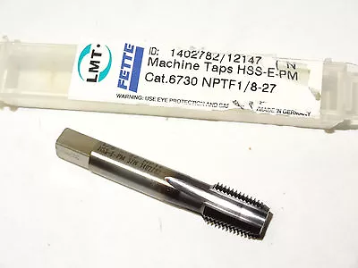 LMT-FETTE 1/8 -28 NPTF 4FL Modified Bottoming HSS-E-PM Pipe Tap AL2-Plus • $22.49