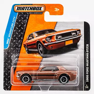 2014 Matchbox #5 1968 Ford Mustang GT/CS BROWN METALLIC | FSSC • $4.99