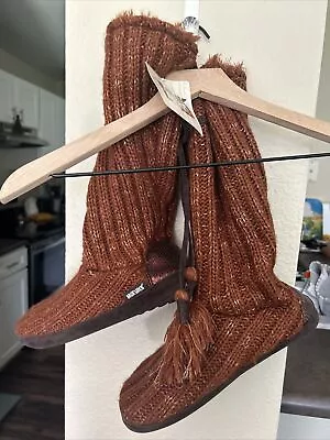 Muk Luks Knit Boots Women’s 9-10 Style #16556 Copper • $18