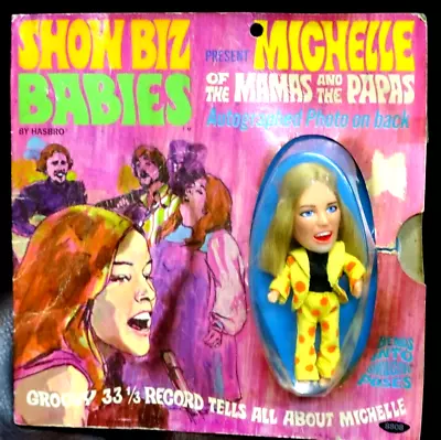 Super RARE Hasbro 67 Showbiz Babies Michelle Phillips Mamas & Papas Doll W/Card • $249.99