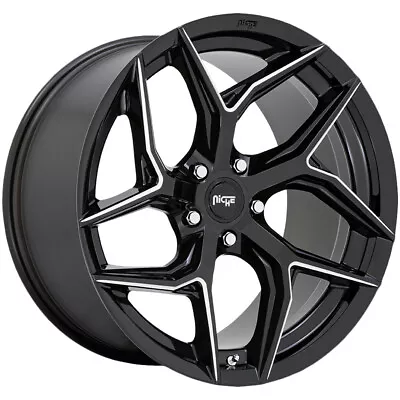 Niche M266 Torsion 20x10.5 5x112 +40mm Black/Milled Wheel Rim 20  Inch • $478