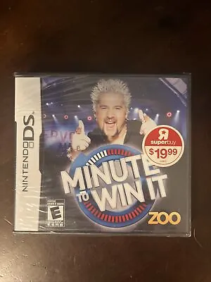 Minute To Win It (Nintendo DS 2010) Brand New In Plastic Wrap. FREE SHIPPING!!! • $8