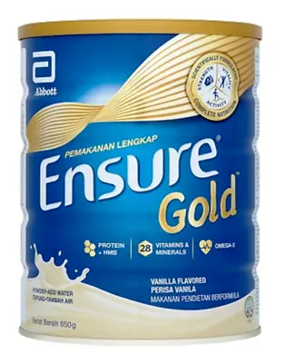 4 X Abbott Ensure Gold Vanilla 850g Complete Nutrition Milk Powder EXPRESS SHIP • $169.90