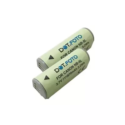 2x Battery For Canon NB-9L 870mAh - IXUS 500 HS 510 HS 1000 HS 1100 HS • £15.19