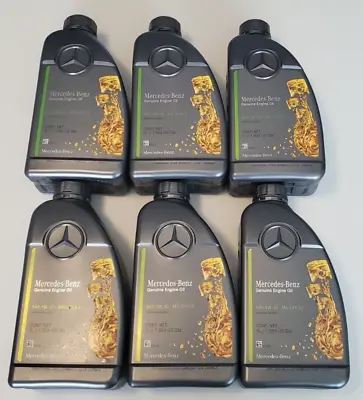 (6x1l) Original Mercedes-benz 229.52 Engine Oil Sae 5w-30  000 989 10 0811 • $89.99