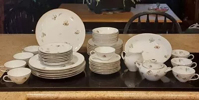 Vintage 1955 Harmony House China  West Wind  Dinnerware Set Of 50 Made In Japan • $165