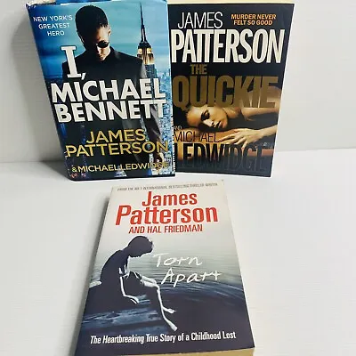 James Patterson Book Bundle-I Michael Bennett-Torn Apart-The Quickie • $25.48