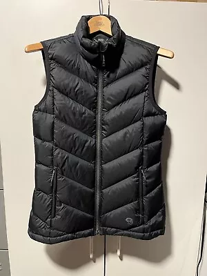 Mountain Hardwear Womens Black Ratio Q-SHIELD 650 Fill Down Puffer Vest Small • $15