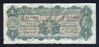 Australia - 1 Pound - EC Riddle / J Heathershaw - J/6 345408 - VG • $275