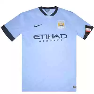 Manchester City 2014-2015 Home Football Shirt (BNWT) L • $74.59