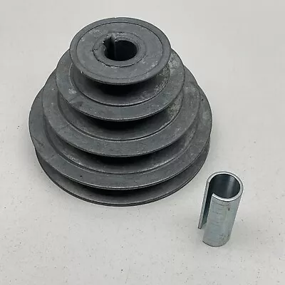 $49.99 • Buy Congress Drives 4X560 Stepped 4-Step V-Belt Pulley 4-4, 5/8  Bore