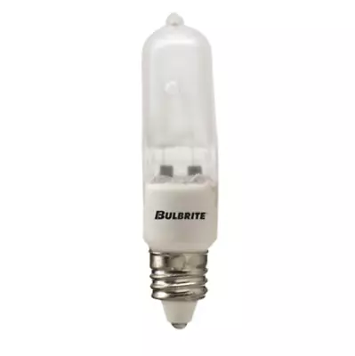 Bulbrite 610102 Q100FR/MC Bulb 120V 100W T4 Mini Candelabra E11 Frost 2900K • $7.70