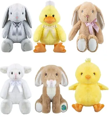 EASTER BUNNY LAMB CHICK 23cm SOFT PLUSH TOY ANIMALS GIFT & EGG HUNT PRIZE • £7.99