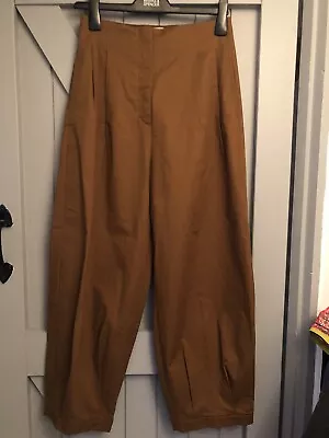 £35 • Buy Maxmara Brown Paper Bag Trousers Size 10 