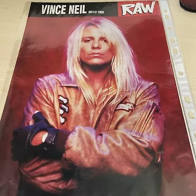 Motley Crue Vince Neil  Rogues  Original Advert/ Poster/clipping • $6.22