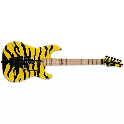 ESP LTD GL-200MT George Lynch Signature Electric Guitar Yellow W/ Tiger Graphic • $699