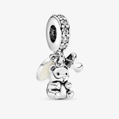 Brand New Pandora ALE S925 Silver Baby Teddy Bear Dangle Charm • £35.99