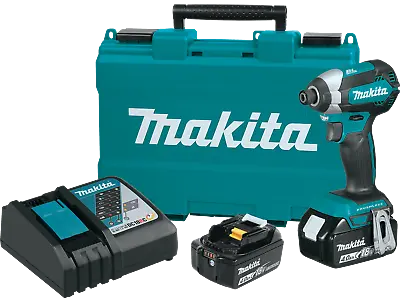 Makita XDT13M 18V LXT Li-Ion Brushless 1/4  Impact Driver Kit 4.0Ah  • $215.99