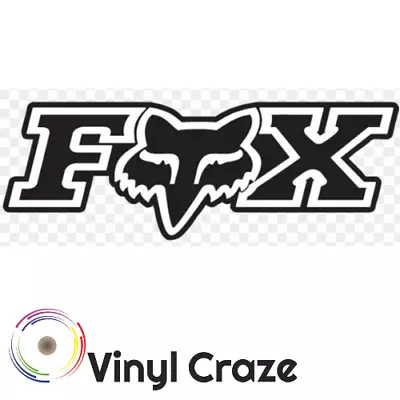 Sizes 6 -30  Fox ANY COLOR Vinyl Decal Moto Sticker For Racing BMX MX FREE SHIP! • $4.99