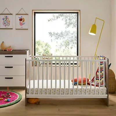 2pc Nursery Furniture Set - Enzo Baby Cot Bed And Dresser / Changing Unit • £419