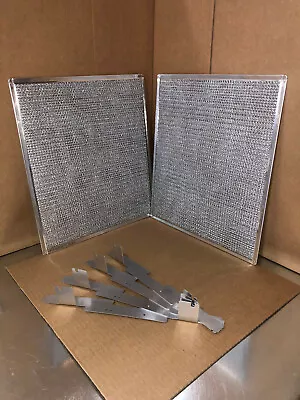 Washable Metal Mobile Home Air Filters (Set Of 2) 17x15 With Brackets # 921784 • $64.99