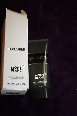 Men's Mont Blanc After Shave Balm 100ml Tube Unused In Box • £9.99