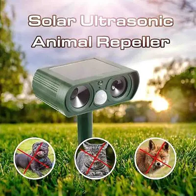 Solar Garden Animal Repeller Water Sprinkler Sensor Motion Activated 1-2 Pack • $26.98