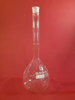 Veegee Sibata 2306A-500 500mL Heavy-Duty Class A TC Volumetric Flask        561 • $11.99