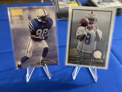 Marvin Harrison Rookie Card Lot 1996 (Skybox Premium #199 & Topps #426) *Mint* • $6.49