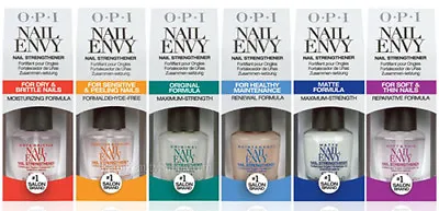 £14.95 • Buy OPI Nail Envy Nail Strengthener Polish In Clear Or Coloured 15ml BOXED Or 3.75ml