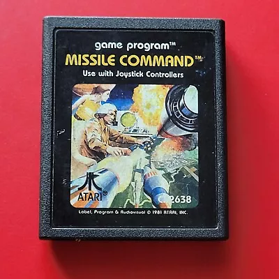 Missile Command Atari 2600 7800 Game Cleaned Works • $9.98