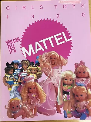 1990 Mattel Girls Toys Catalog For Dealers Barbie PJ Sparkles Lil Miss Little Pr • $50