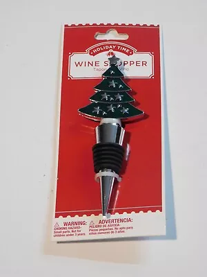 Christmas Tree WINE STOPPER  HOLIDAY TIME • £12.52