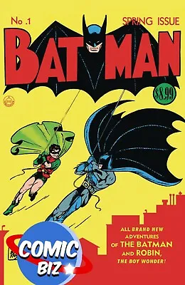 £8.20 • Buy Batman #1 Facsimile Edition (2023) 1st Printing Foil Variant Cover B