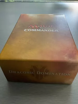 MTG - COMMANDER 2017 - DRACONIC DOMINATION Opened Complete The Ur-Dragon • $350