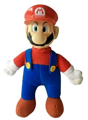 Vintage Nintendo Super Mario Plush 5  Doll Hard Head Soft Body No Tags • $79.99