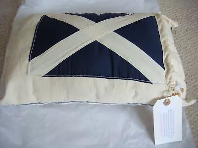 BNWT Handmade By The Greedy Seagull Nautical Signalling Flag Cushion  M  • £35