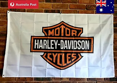 Harley Vintage Flag Collectable 150x90 Cm Softail V-rod Sportster Breakout AUS • $34.95