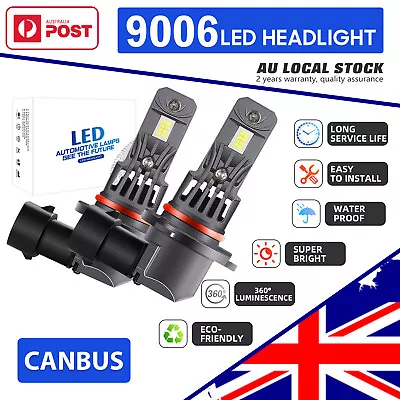 MODIGT HB4 9006 Canbus LED White 6000K Car & Truck Headlight Lamp Globes Bulbs • $39.19