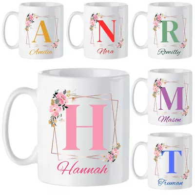 Personalised Name Mug Custom Coffee Cup Gift Friend Him Her Birthday Christmas • £7.95