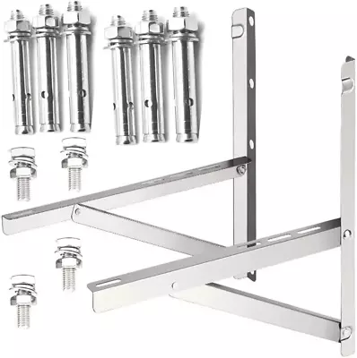 £35.53 • Buy Wall Bracket Mount For Mini Split Air Conditioner Heavyduty Non Rusting Foldable