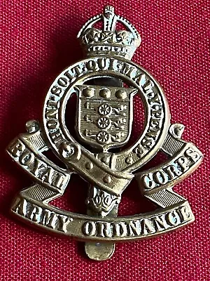 £4.99 • Buy WW2 British Military Cap Badge - Royal Army Ordnance Corps - KC