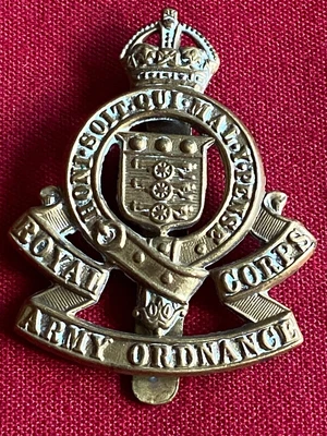 £4.99 • Buy WW2 British Military Cap Badge - Royal Army Ordnance Corps - KC