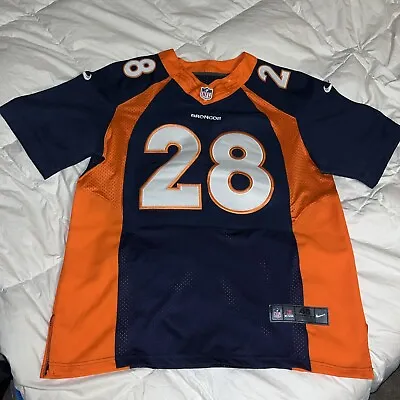 Nike Montee Ball Denver Broncos #28 Jersey Size 48 Navy & Orange • $15.99