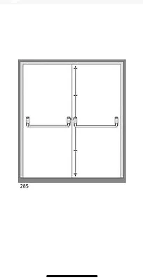 Fire Door Double Door Set With Single Panic Bolt And Reversible Panic Latch • £89.99