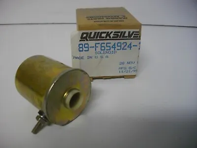 Mercury Marine Quicksilver 89-F654924-1 Choke Solenoid Chrysler Force Outboard • $68.99