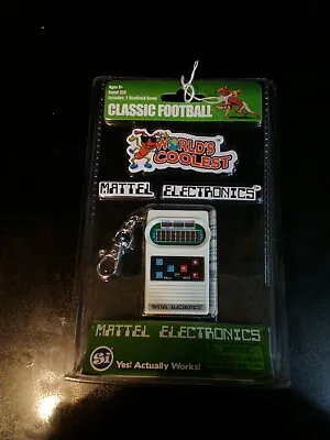 Mattel Electronic Classic Football World's Coolest Mini Game 2016 New NIP • $11.99