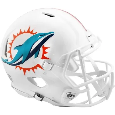 MIAMI DOLPHINS Riddell Speed NFL Authentic Football Helmet • $289.95