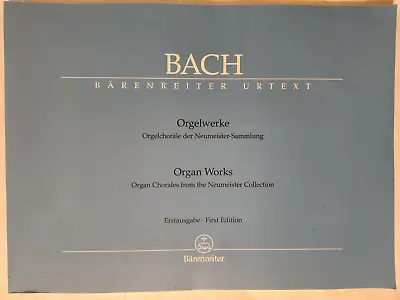 Bach Organ Works - Chorales From The Neumeister Collection - Barenreiter - Vgc • £15.95